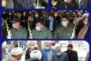 مراسم غبار روبی مزار شهدای کرمانشاه به مناسبت ایام الله دهه فجر