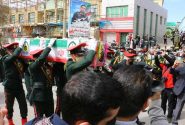 مراسم تشییع پیکر شهید مدافع امنیت “شهید پوریا نظری”