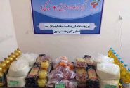 توزیع ۱۰ بسته معیشتی اهدایی کانون خدمت رضوی برای مددجویان سنقروکلیایی