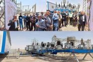 بازدید مشاور وزیر و رئیس عتبات عالیات وزارت نیرو از محل احداث پست سیار فوق‌توزیع مهران