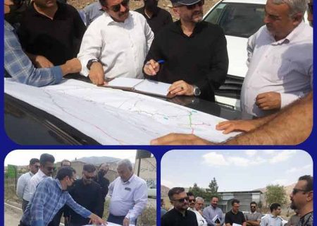 بازدید میدانی سرپرست گاز استان از پروژه های گازرسانی بخش سر فیروزآباد