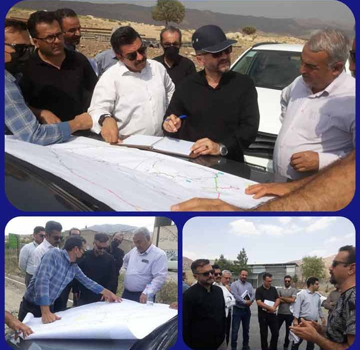 بازدید میدانی سرپرست گاز استان از پروژه های گازرسانی بخش سر فیروزآباد