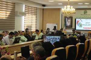 نشست خبری فرمانده انتظامی استان با اصحاب رسانه به مناسبت هفته نیروی انتظامی 
