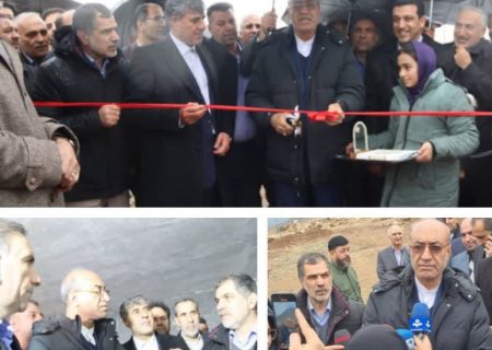 افتتاح نیروگاه خورشیدی ۱٫۵ مگاواتی در سمنگان صحنه از توابع استان کرمانشاه 