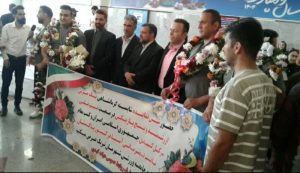 مراسم استقبال از مدال آوران