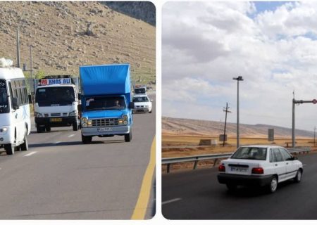 افزایش ۳۰ درصدی تردد وسایل نقلیه سبک در محورهای مواصلاتی استان کرمانشاه