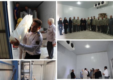 دو سردخانه استراتژیک آب و یخ با ظرفیت ۲۵۹ تن در مرز خسروی احداث شد