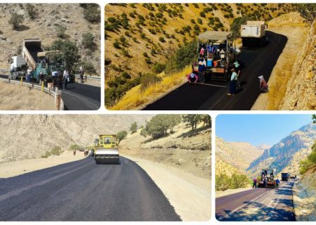 حرکت جهادی راهداری کرمانشاه با اجرای ۵۱۵ کیلومتر عملیات آسفالتی 