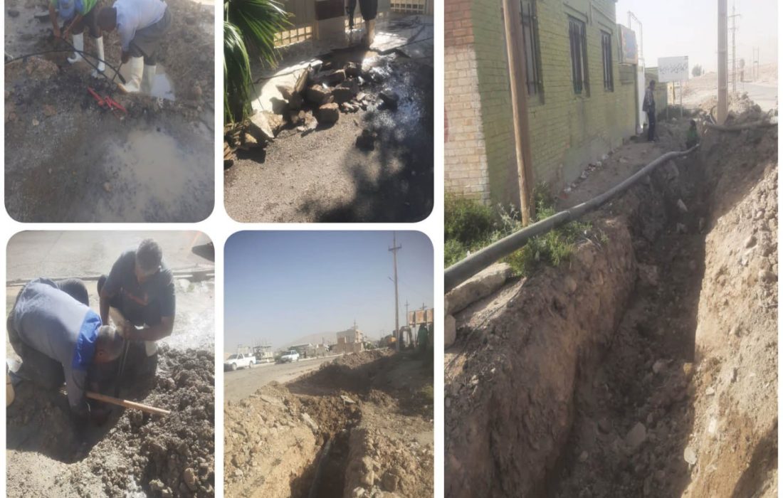 بازسازی بیش از ۲۰ نقطه از شبکه آب گیلانغرب