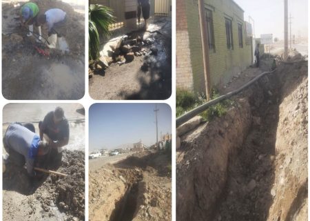 بازسازی بیش از ۲۰ نقطه از شبکه آب گیلان‌غرب