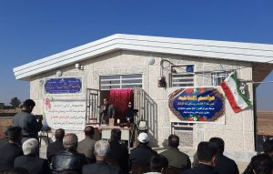 مراسم بهره برداری مدرسه ۲ کلاسه خیری حضرت محمد (ص) روستای تپهکوئیک شهرستان روانسر