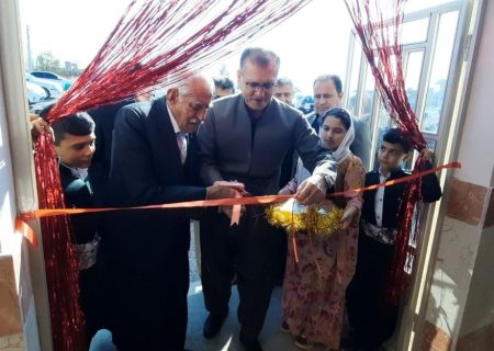 بهره برداری مدرسه ۲ کلاسه خیری حضرت محمد (ص) روستای تپه‌کوئیک شهرستان روانسر      