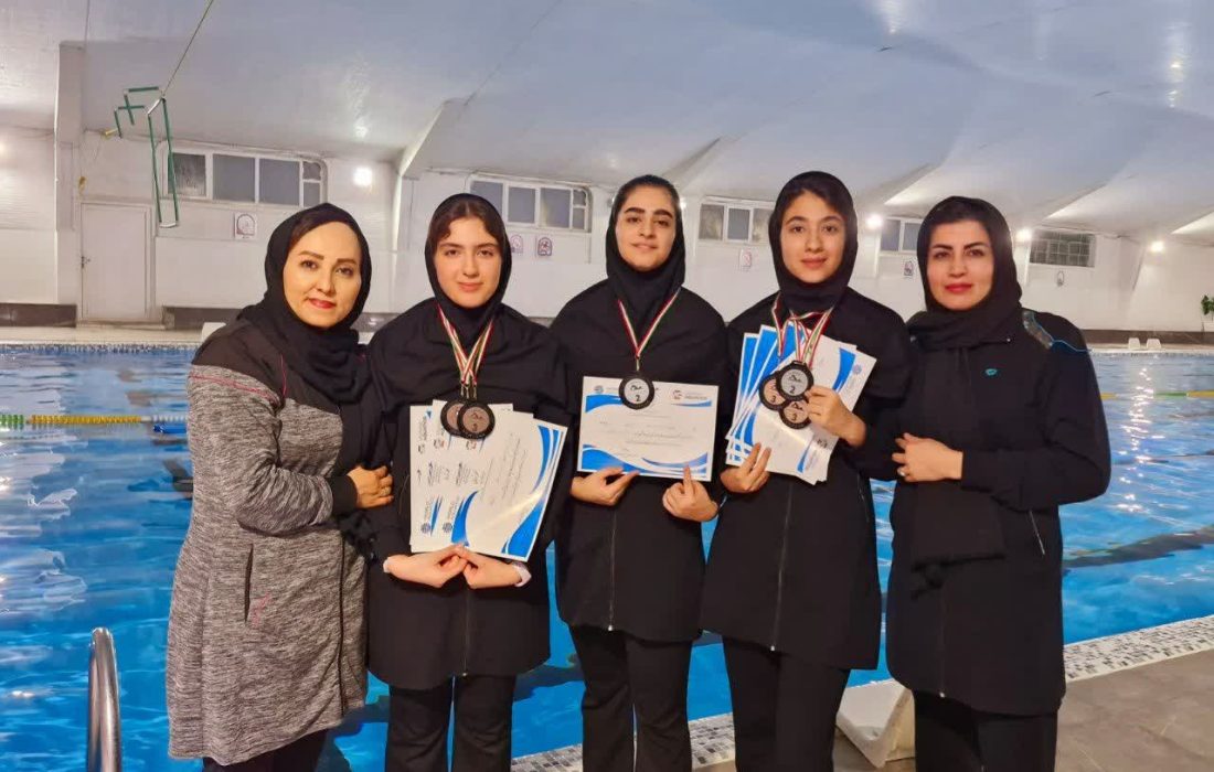 کسب ۷ مدال شنا توسط فرزندان کارکنان شرکت گاز استان کرمانشاه در جام هگمتانه