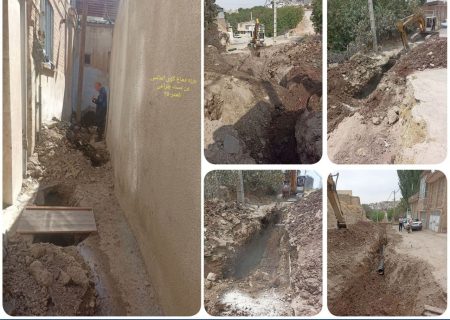 شتاب در بهسازی شبکه فاضلاب منطقه یک کرمانشاه