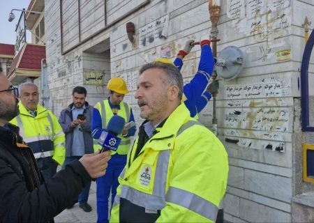 رکورد مصرف گاز بخش خانگی در کرمانشاه شکسته شد  