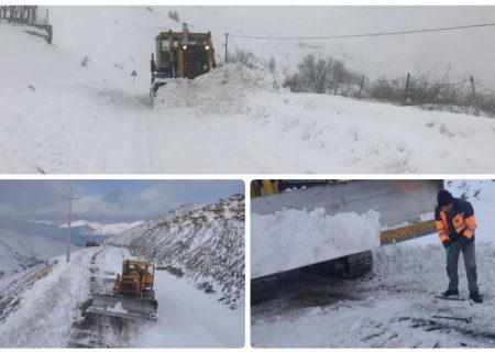 تمامی محورهای مواصلاتی استان کرمانشاه باز است / اجرای ۲۴۶۰ کیلومتر‌باند عملیات برف‌روبی